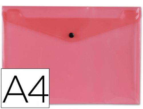 Bolsa porta documentos liderpapel com mola din a4 vermelho , Liderpapel , 19983 , 4710581340407